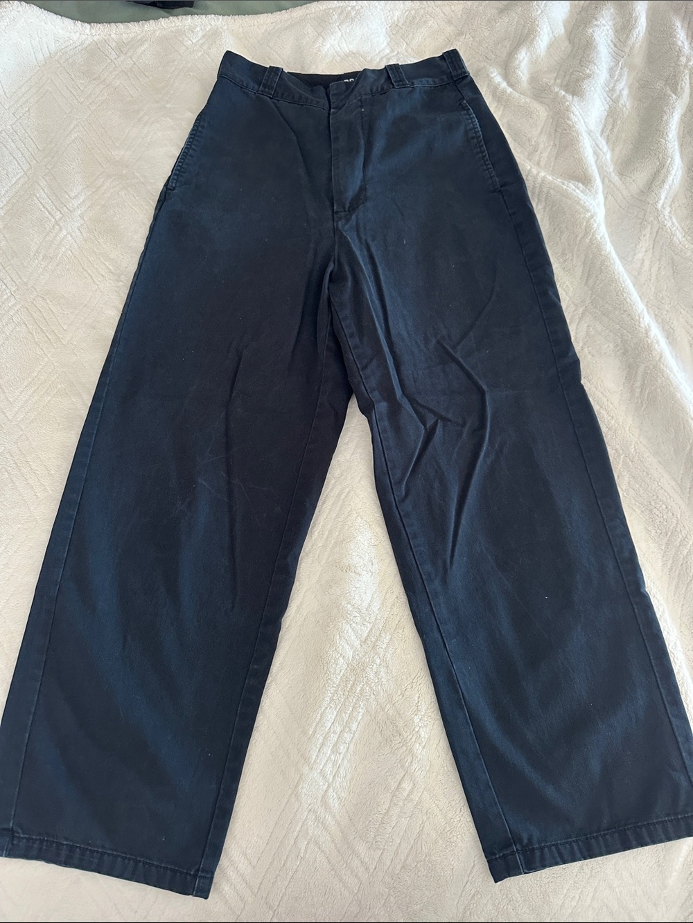 BDG Black Straight-Leg Chinos